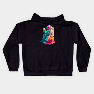 Space cake delight Kids Hoodie